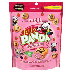 MEIJI HELLO PANDA STRAWBERRY BAG 7 OZ