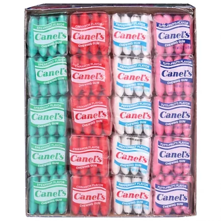 CANELS 4P GUM PACK DISP. 20C