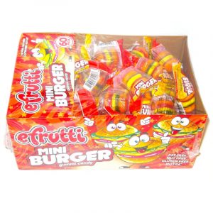 EFRUTTI MINI BURGER CANDY .32OZ