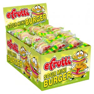 EFRUTTI SOUR MINI BURGER CNDY .32OZ