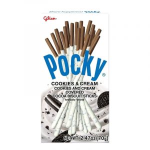 GLICO POCKY COOKIES & CREAM  2.47OZ