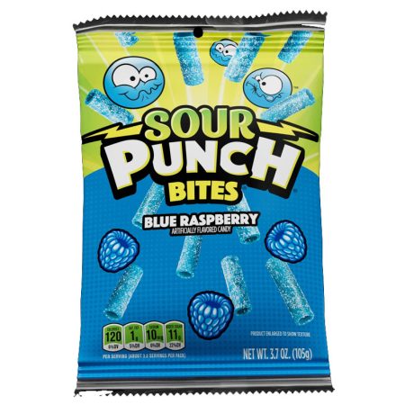 AMERICAN LICORICE SOURPUNCH BLUE RASPBERRY BITES BG
