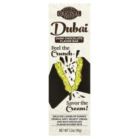 DUBAI DARK CHOCOLATE BAR 3.2OZ