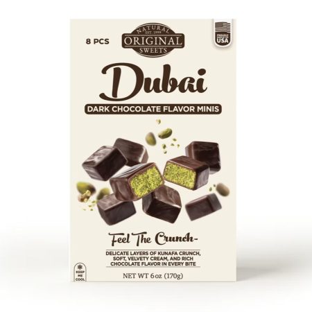 DUBAI DARK CHOCOLATE MINI TRAY 6OZ