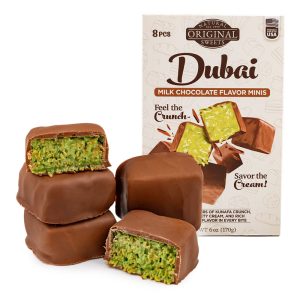 DUBAI MILK CHOCOLATE MINI TRAY 6OZ