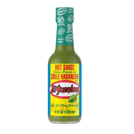 EL YUCATECO GREEN HABABERO SAUCE 4 OZ