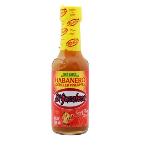 EL YUCATECO HABABERO PINEAPPLE SAUCE 4 OZ