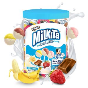 MILKITA THE REAL MILK SMOOTHIE LOLLIPOPS 12/ 10 CT