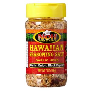 NOH FOODS SASONING HERB GARLIC HAWAIIAN SALT 7OZ