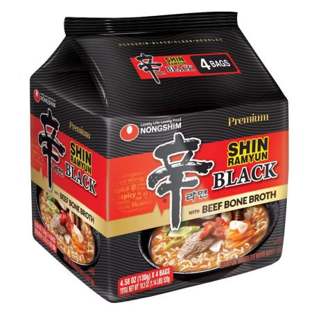 NONGSHIM RAMYUN BLACK 4 PK/  18.3 OZ