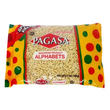 PAGASA PASTA ALPHABETS 7OZ