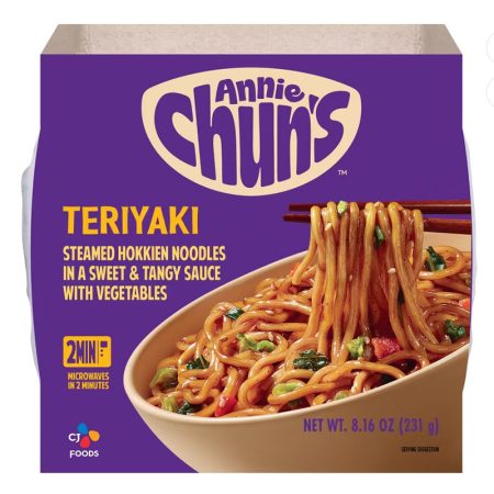 ANNIE CHUNS TERIYAKI NOODLE BOWL 6/ 8.2 OZ