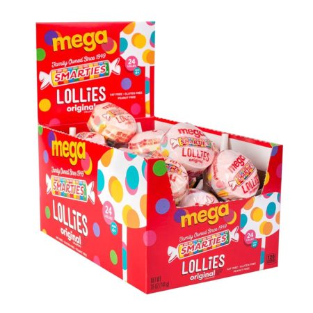 SMARTIES MEGA LOLLIES 1.1 OZ