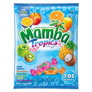 STORCK CANDY MAMBA TROPICAL CHEW PEG 7.05 OZ
