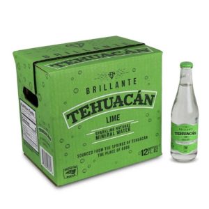 TEHUACAN MINERAL WATER LIME 12/ 12 OZ