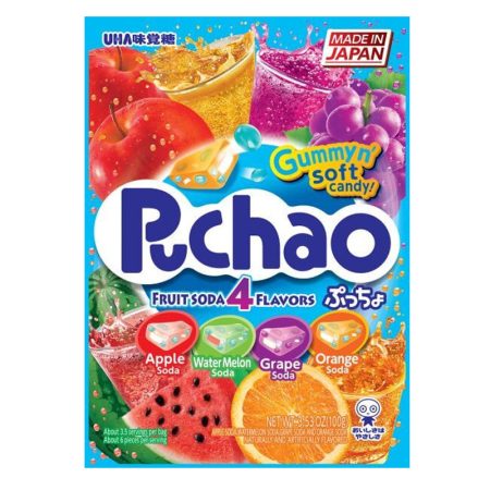 UHA PUCHAO FRUIT SODA 72/ 3.53 OZ