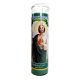 VELADORA SAN JUDAS TADEO TALL WHITE 12/ 1CT