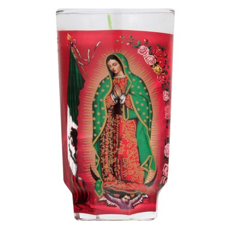 VELADORA MICHELADA CRISTA VIRGIN GUADALUPE 12/ 1CT