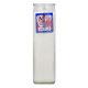 VELADORA WHITE PLAIN CANDLE -IMAGEN ASTRO LISO TALL
